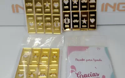 PASADOR GRANDE PARA ELASTICO ACRILICO DORADO ESPEJO